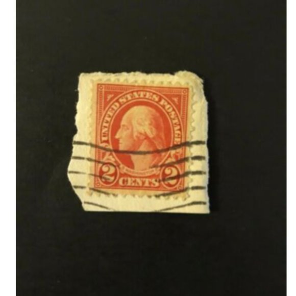 2¢ George Washington U.S. Postage Stamp ( on paper ) - Picture 2 of 3